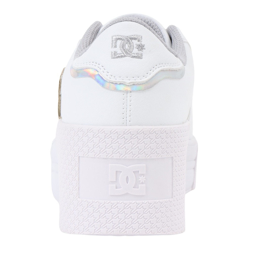 ディーシーシューズ（DC SHOES）（レディース）スニーカー チェルシーライトウェッジ ホワイト 24FWDW244601 WS4 ボーダーシューズ カジュアル タウン 軽量 