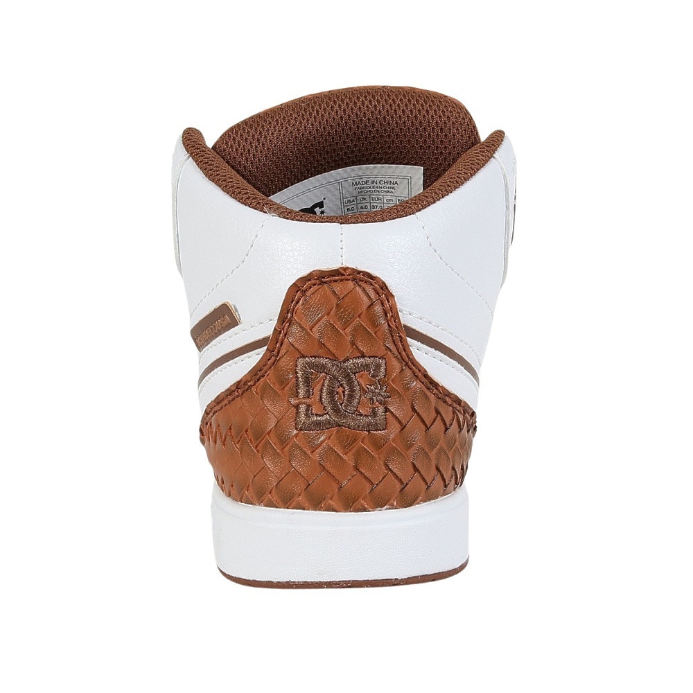 ディーシーシューズ（DC SHOES）（レディース）スニーカー ボーダーシューズ ユニバーシティ ミッド SE SN フットウェア ホワイト ブラウン 25FWDW254303WBR