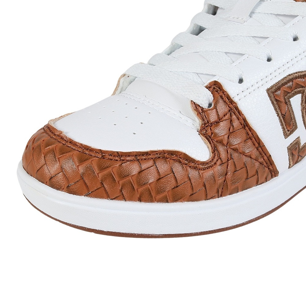 ディーシーシューズ（DC SHOES）（レディース）スニーカー ボーダーシューズ ユニバーシティ ミッド SE SN フットウェア ホワイト ブラウン 25FWDW254303WBR