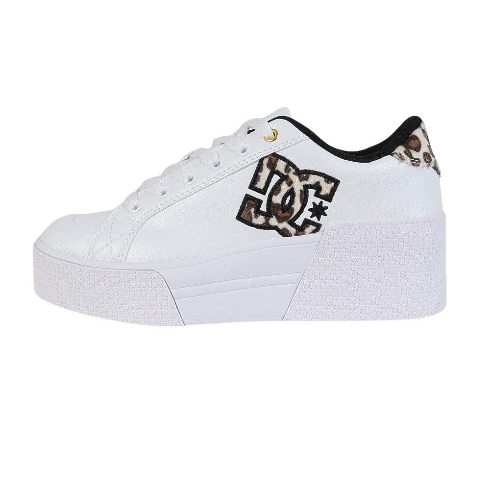 ディーシーシューズ（DC SHOES）（レディース）スニーカー ボーダーシューズ チェルシー ライト ウェッジ フットウェア ホワイト ブラック 25FWDW254602WLB
