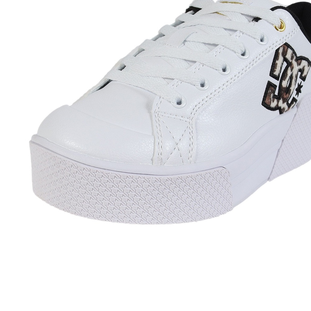 ディーシーシューズ（DC SHOES）（レディース）スニーカー ボーダーシューズ チェルシー ライト ウェッジ フットウェア ホワイト ブラック 25FWDW254602WLB