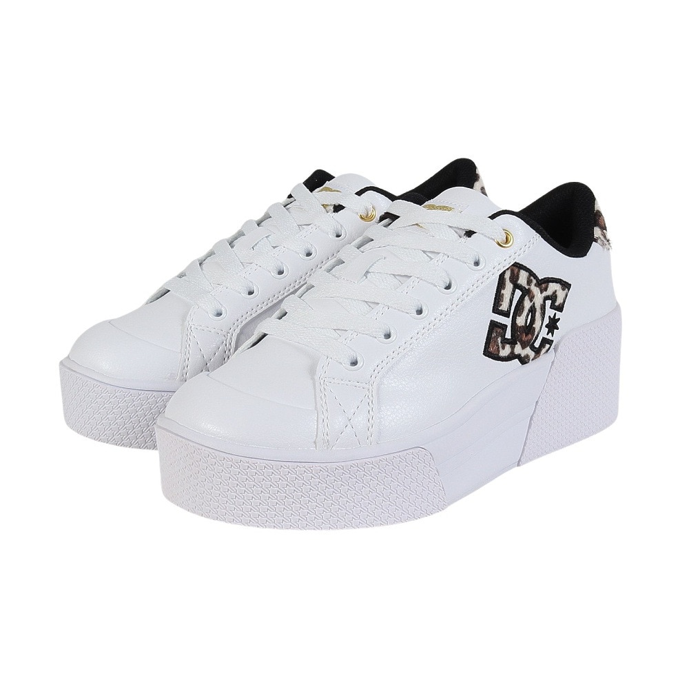 ディーシーシューズ（DC SHOES）（レディース）スニーカー ボーダーシューズ チェルシー ライト ウェッジ フットウェア ホワイト ブラック 25FWDW254602WLB