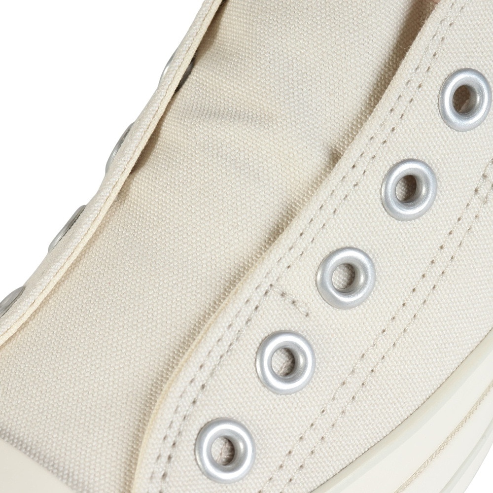 コンバース（CONVERSE）（レディース）スニーカー キャンパスシューズ オールスター スリップ FE OX ホワイト ピンク 31315611 カジュアルシューズ
