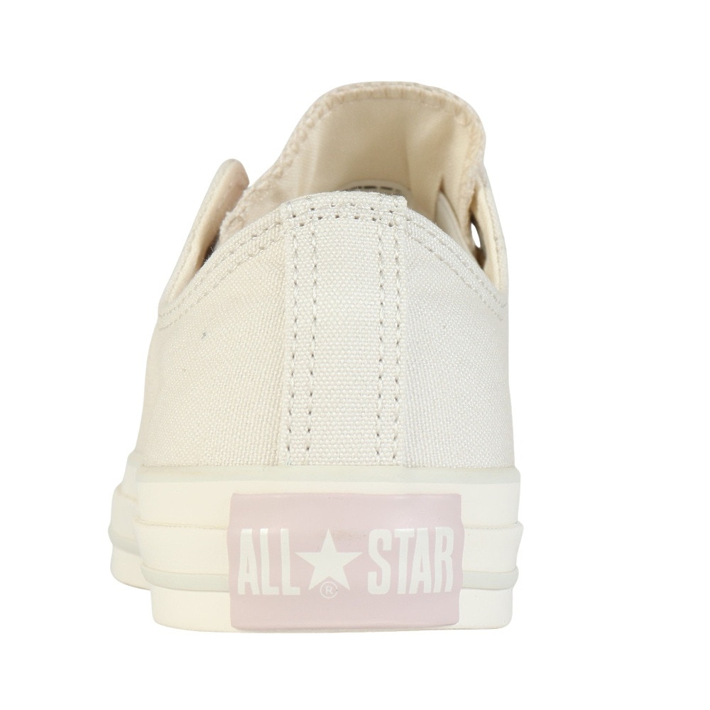 コンバース（CONVERSE）（レディース）スニーカー キャンパスシューズ オールスター スリップ FE OX ホワイト ピンク 31315611 カジュアルシューズ