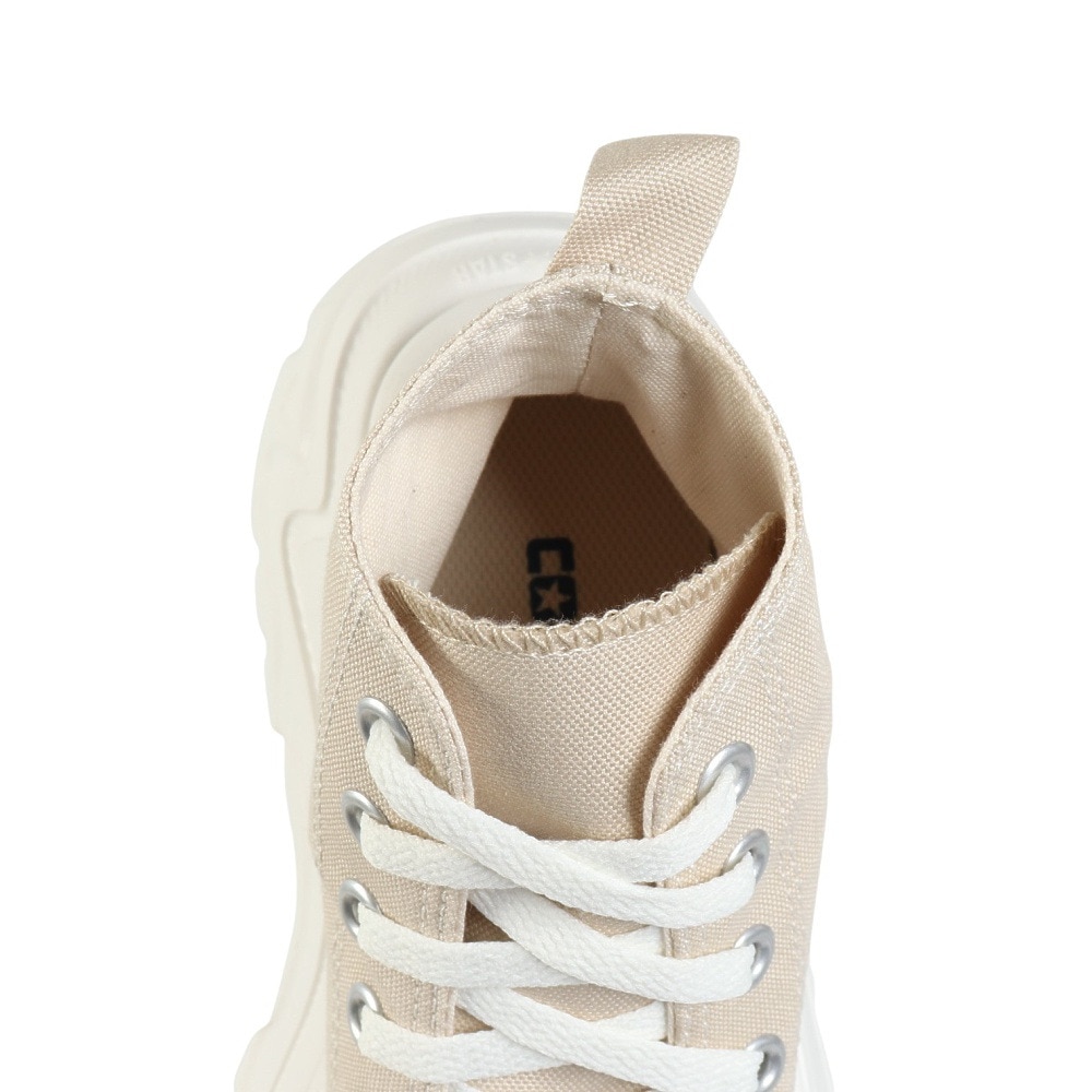 コンバース（CONVERSE）（レディース）スニーカー キャンパスシューズ オールスター シティハイク HI LBG ベージュ 31315871 カジュアル 厚底