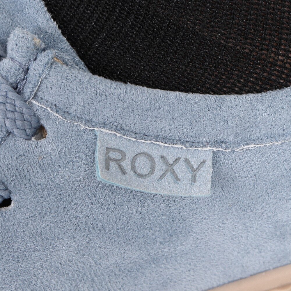 ロキシー（ROXY）（レディース）スニーカー AWAIT ブルー RFT231205AQU スポーツ タウン アウトドア シューズ モカシン カジュアル シンプル 