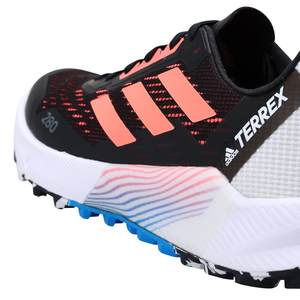 アディダス（adidas）（レディース）スニーカー テレックス アグラヴィックフロー2.0 黒 くろ クロ ブラック H03190 トレイルラン トレッキング 軽量 デイリー