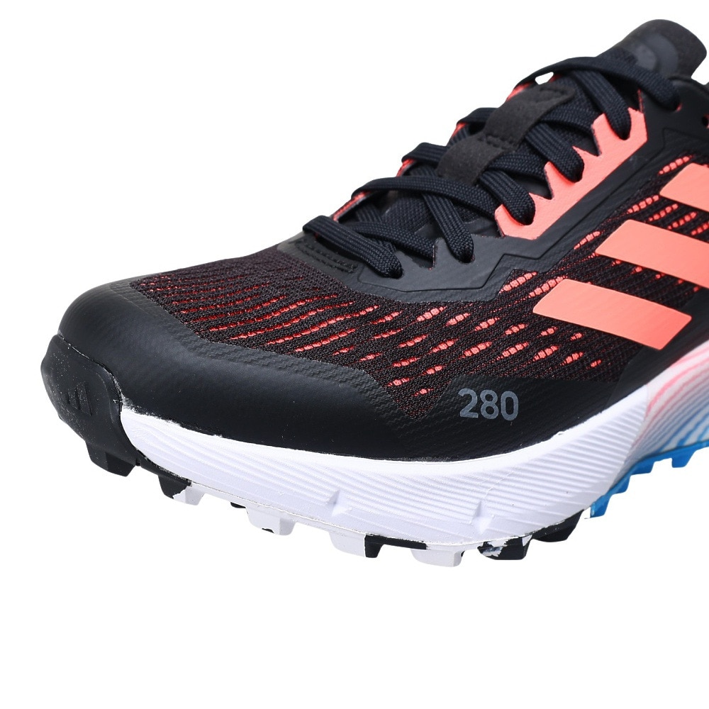 アディダス（adidas）（レディース）スニーカー テレックス アグラヴィックフロー2.0 黒 くろ クロ ブラック H03190 トレイルラン トレッキング 軽量 デイリー