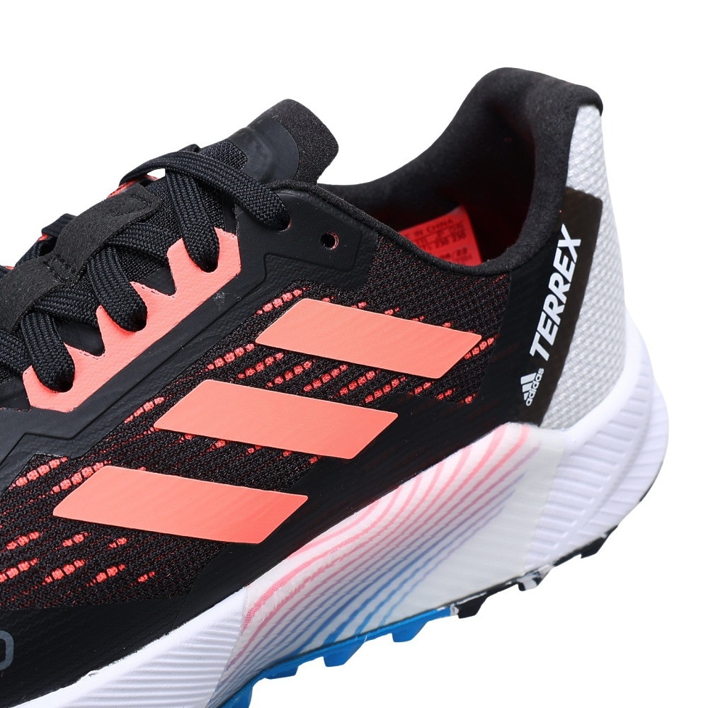 アディダス（adidas）（レディース）スニーカー テレックス アグラヴィックフロー2.0 黒 くろ クロ ブラック H03190 トレイルラン トレッキング 軽量 デイリー