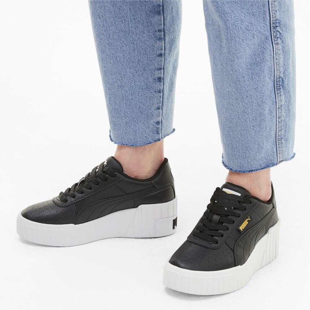 プーマ プーマ Puma レディース スニーカー 黒 レディース Cali カリ ウェッジ ブラック 02 Bla スニーカー 厚底 カジュアル 通勤 通学 スポーツシューズ スポーツ用品はスーパースポーツゼビオ