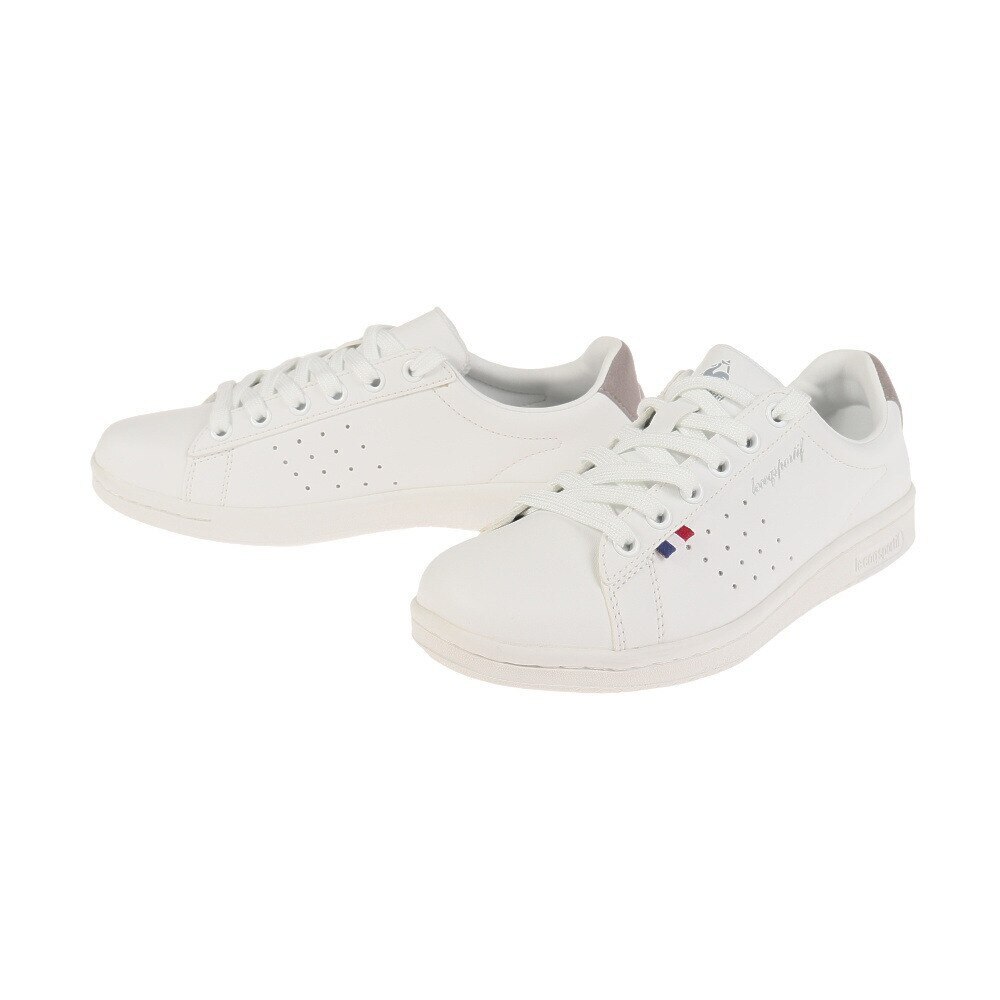 ルコックスポルティフ（lecoqsportif）（レディース）レディース スニーカー 白 QL1LJC16WG F LA ローラン SL ホワイトグレー