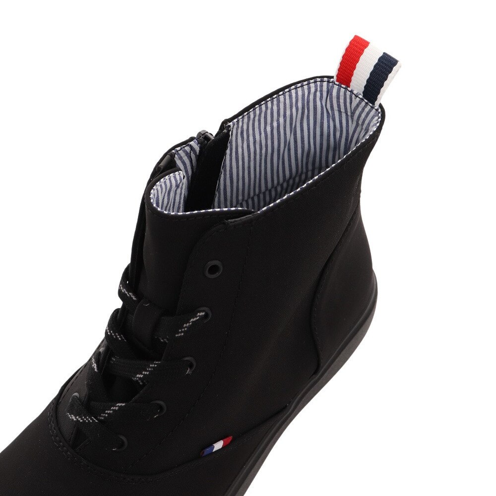 ルコックスポルティフ（lecoqsportif）（レディース）スニーカー スポーツシューズ テルナ3 ミッドカットレインブーツ QL3TJD30BK 防水設計 レインシューズ