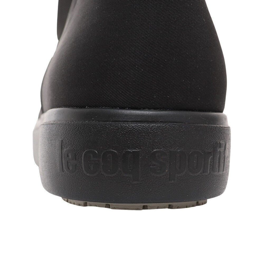 ルコックスポルティフ（lecoqsportif）（レディース）スニーカー スポーツシューズ テルナ3 ミッドカットレインブーツ QL3TJD30BK 防水設計 レインシューズ
