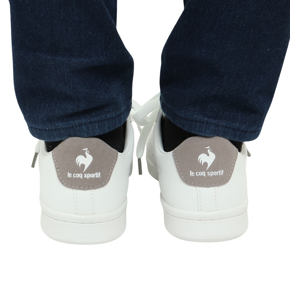 ルコックスポルティフ（lecoqsportif）（レディース）スニーカー ラ ローラン SL ホワイト グレー QL1VJC02WG スポーツシューズ タウン 軽量 消臭 クッション