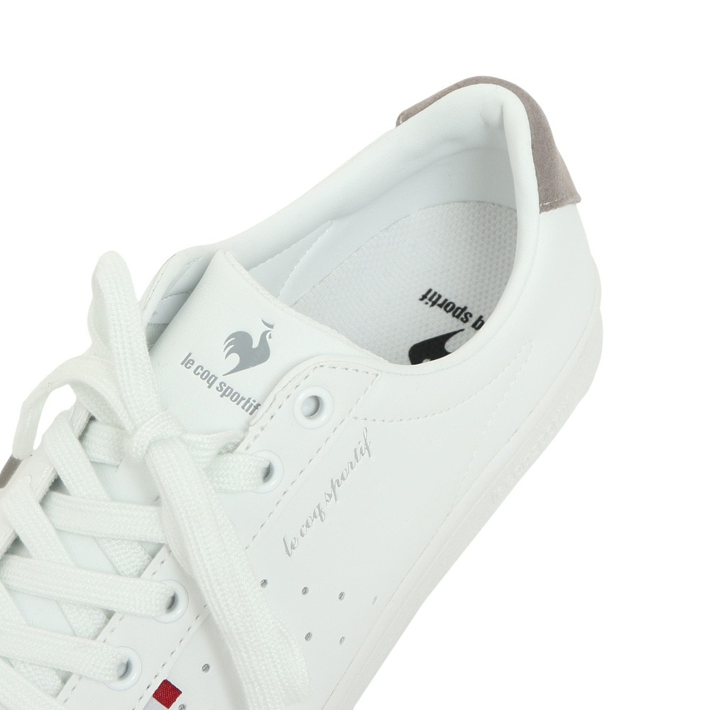 ルコックスポルティフ（lecoqsportif）（レディース）スニーカー ラ ローラン SL ホワイト グレー QL1VJC02WG スポーツシューズ タウン 軽量 消臭 クッション