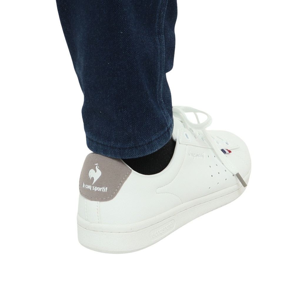 ルコックスポルティフ（lecoqsportif）（レディース）スニーカー ラ ローラン SL ホワイト グレー QL1VJC02WG スポーツシューズ タウン 軽量 消臭 クッション