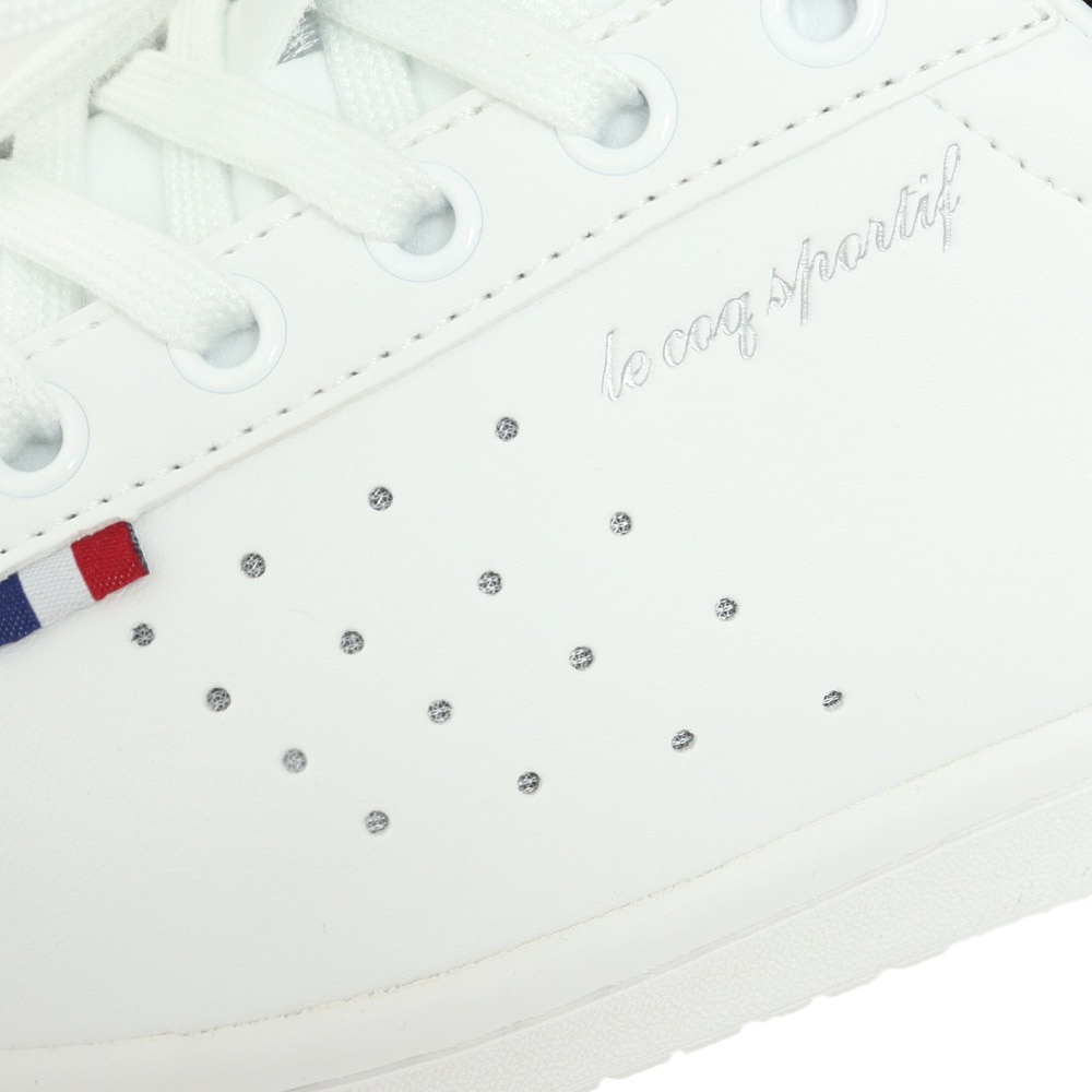 ルコックスポルティフ（lecoqsportif）（レディース）スニーカー ラ ローラン SL ホワイト グレー QL1VJC02WG スポーツシューズ タウン 軽量 消臭 クッション