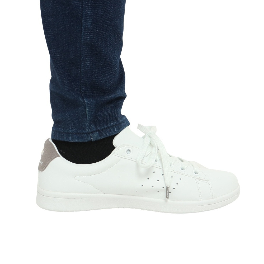 ルコックスポルティフ（lecoqsportif）（レディース）スニーカー ラ ローラン SL ホワイト グレー QL1VJC02WG スポーツシューズ タウン 軽量 消臭 クッション