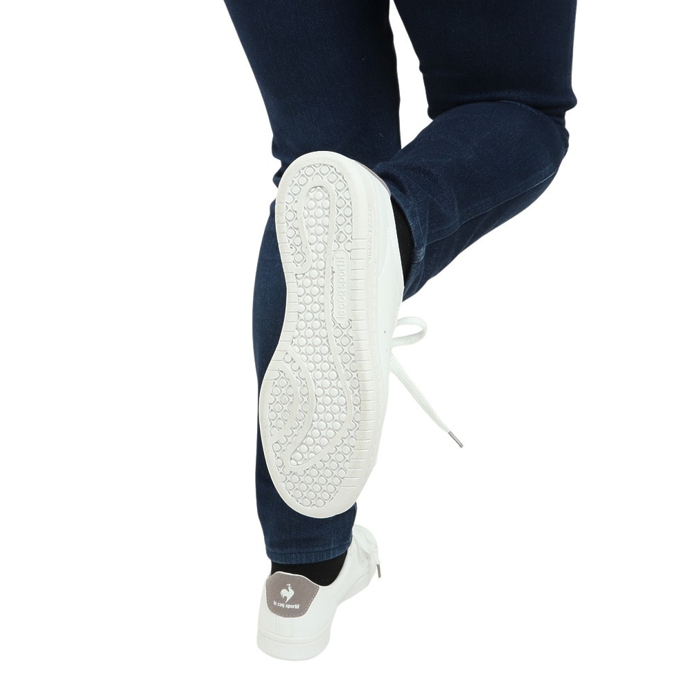 ルコックスポルティフ（lecoqsportif）（レディース）スニーカー ラ ローラン SL ホワイト グレー QL1VJC02WG スポーツシューズ タウン 軽量 消臭 クッション