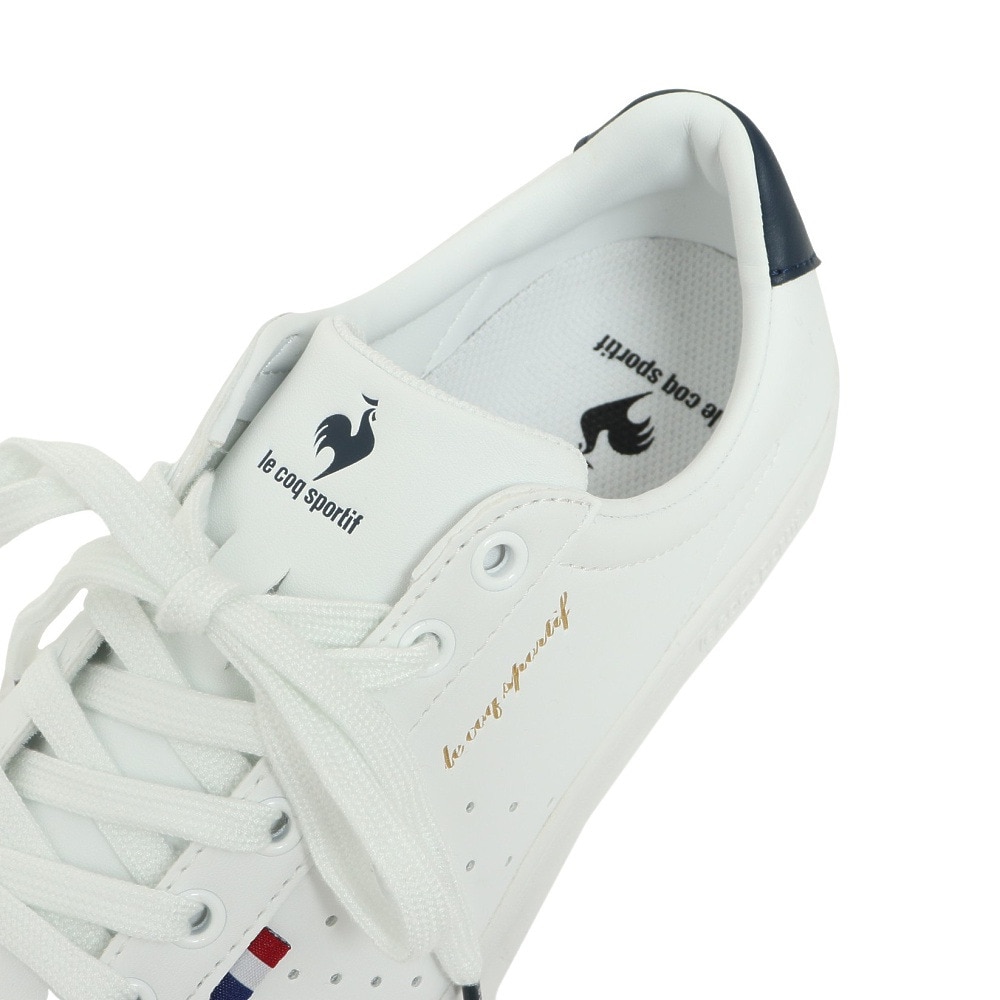 ルコックスポルティフ（lecoqsportif）（レディース）スニーカー ラ ローラン SL ホワイト ネイビー QL1VJC02WN スポーツシューズ タウン 軽量 消臭