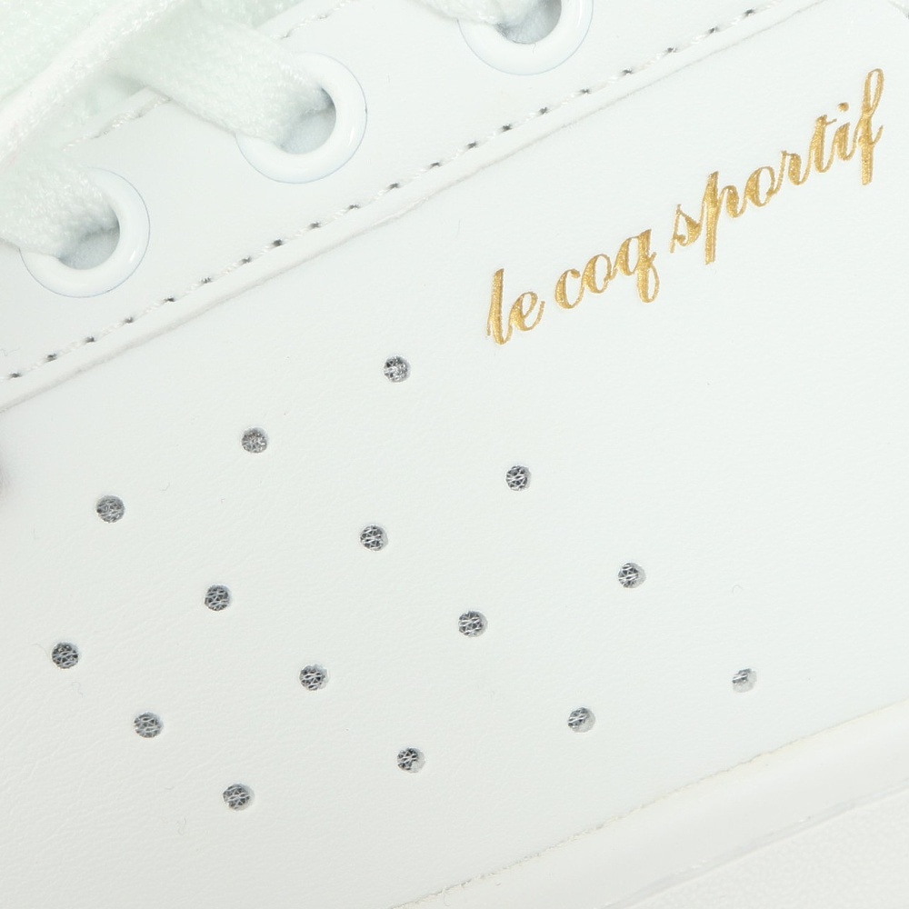 ルコックスポルティフ（lecoqsportif）（レディース）スニーカー ラ ローラン SL ホワイト ネイビー QL1VJC02WN スポーツシューズ タウン 軽量 消臭