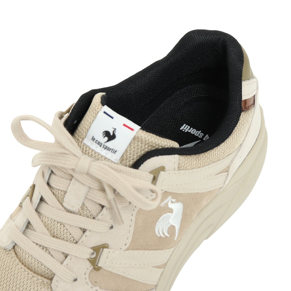 ルコックスポルティフ（lecoqsportif）（レディース）スニーカー LCS ブローニュ ベージュ QL3VJC01CB タウン スポーツ シューズ 消臭 軽量 厚底 通勤 通学 