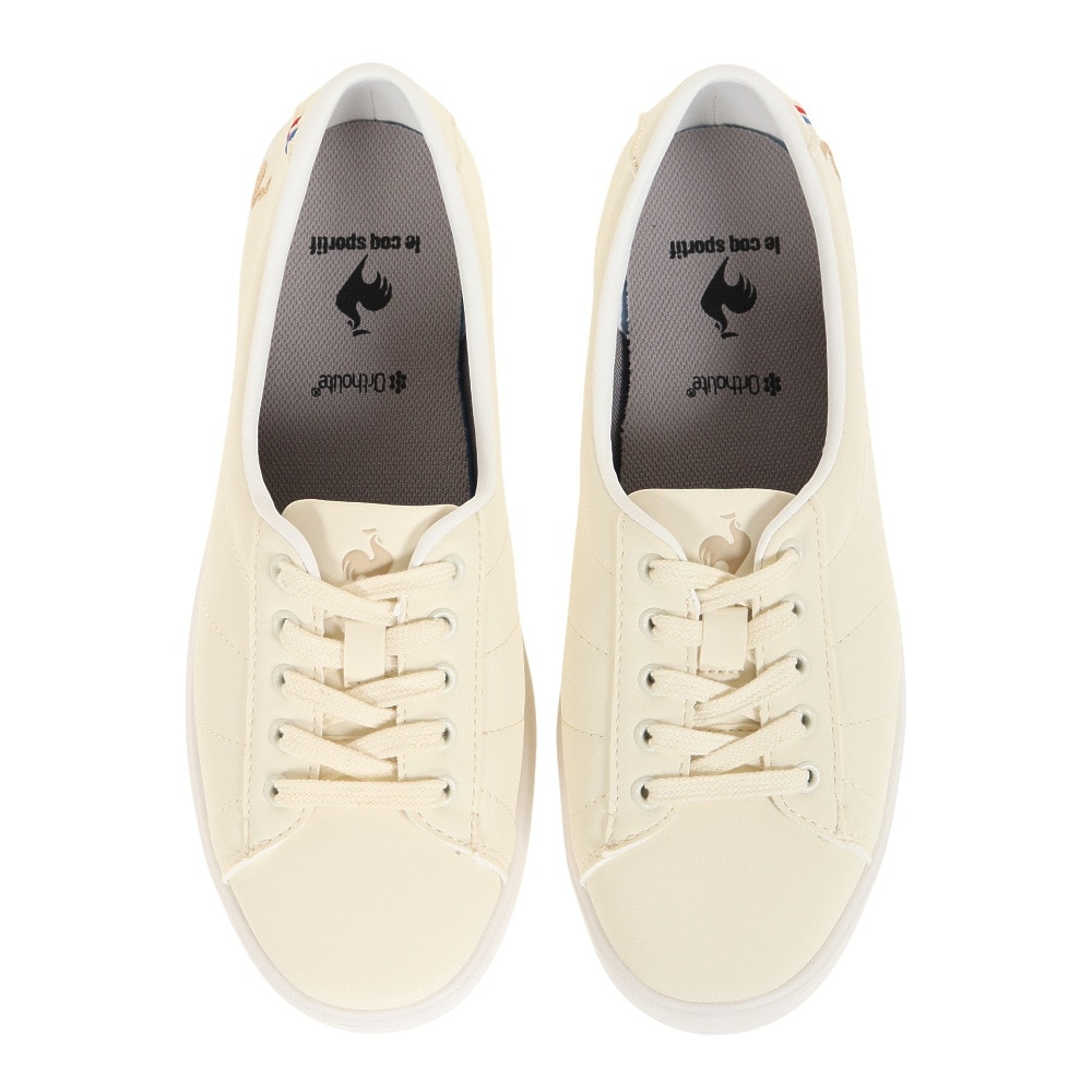ルコックスポルティフ（lecoqsportif）（レディース）スニーカー LCS フルシュ ベージュ QL3VJC03CB スポーツシューズ 消臭 軽量 