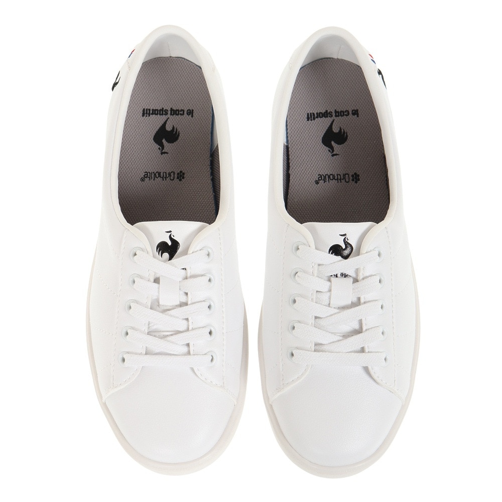 ルコックスポルティフ（lecoqsportif）（レディース）スニーカー LCS フルシュ ホワイト QL3VJC03WH スポーツシューズ 消臭 軽量