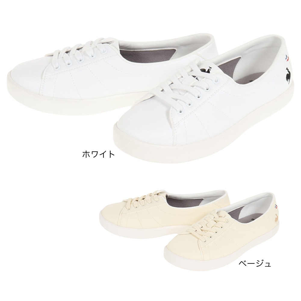 ルコックスポルティフ（lecoqsportif）（レディース）スニーカー LCS フルシュ ベージュ QL3VJC03CB スポーツシューズ 消臭 軽量 
