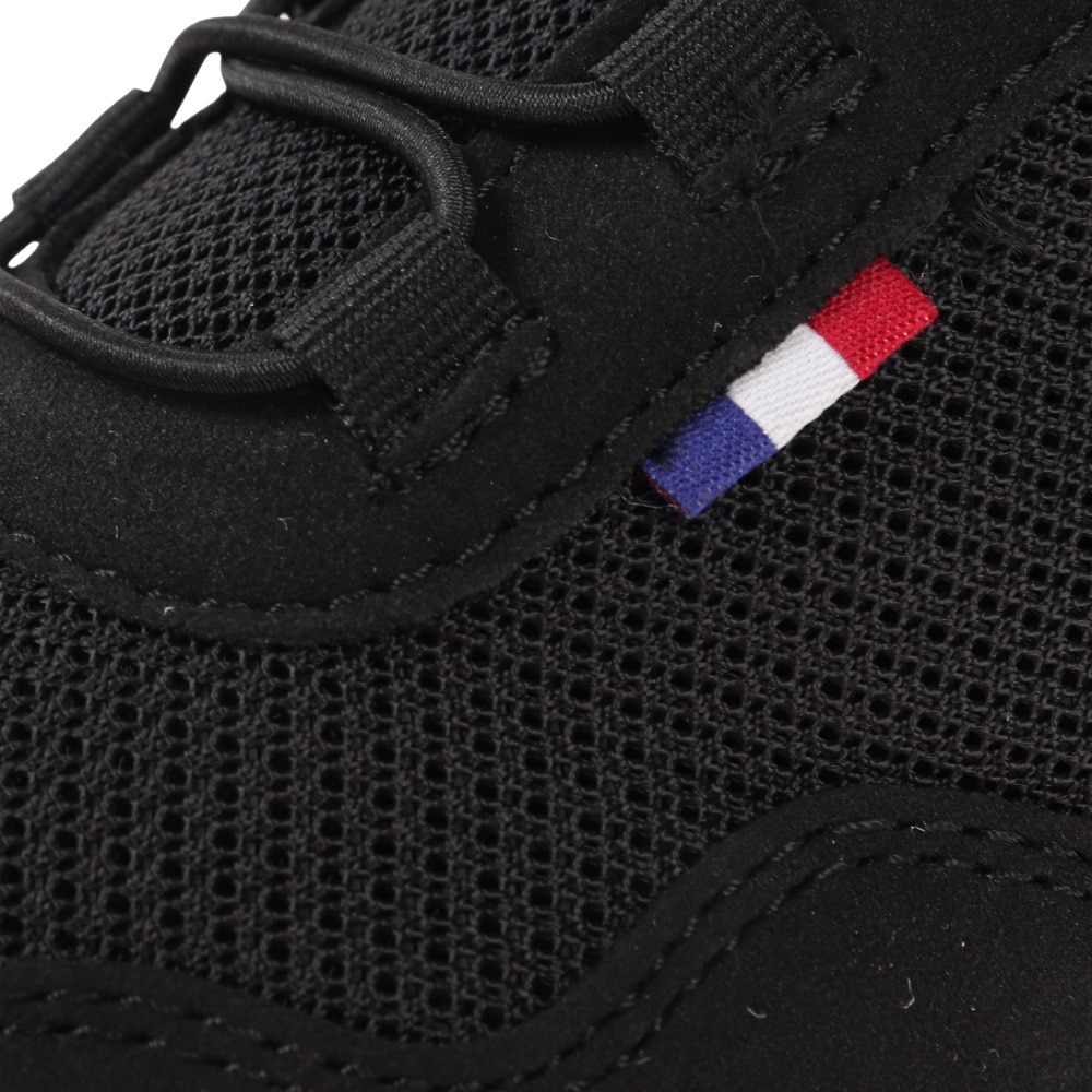 ルコックスポルティフ（lecoqsportif）（レディース）スニーカー ラ ローヌ ブラック QL3VJC05BK スポーツ シューズ 3E相当 消臭 軽量 厚底 日常履き 軽快