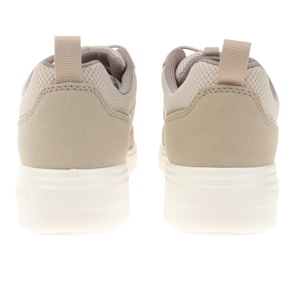 ルコックスポルティフ（lecoqsportif）（レディース）スニーカー ラ ローヌ ベージュ QL3VJC05ER スポーツ シューズ 3E相当 消臭 軽量 厚底 日常履き 軽快