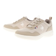 ルコックスポルティフ（lecoqsportif）（レディース）スニーカー ラ ローヌ ベージュ QL3VJC05ER スポーツ シューズ 3E相当 消臭 軽量 厚底 日常履き 軽快