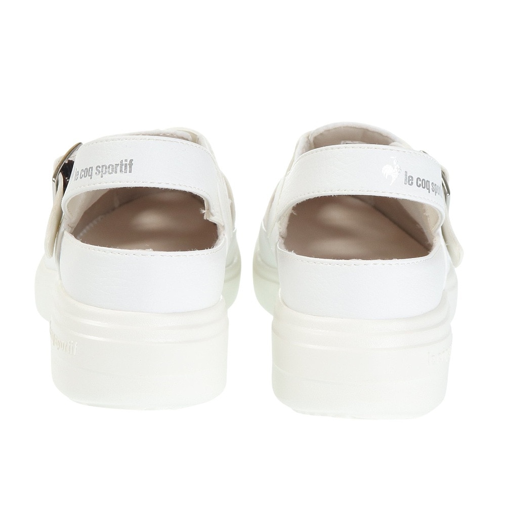 ルコックスポルティフ（lecoqsportif）（レディース）スニーカー ラ ローヌ GS ホワイト QL3VJC31WH サンダル スポーツシューズ 消臭 軽量 接触冷感 