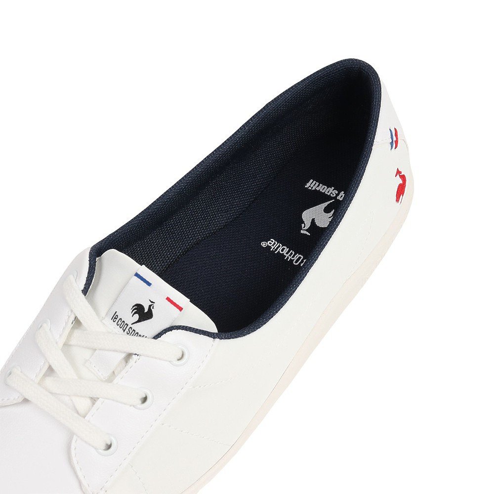 ルコックスポルティフ（lecoqsportif）（レディース）スニーカー LCS フルシュ ショート ホワイト QL3VJC33WH スポーツ カジュアル シューズ 消臭 軽量