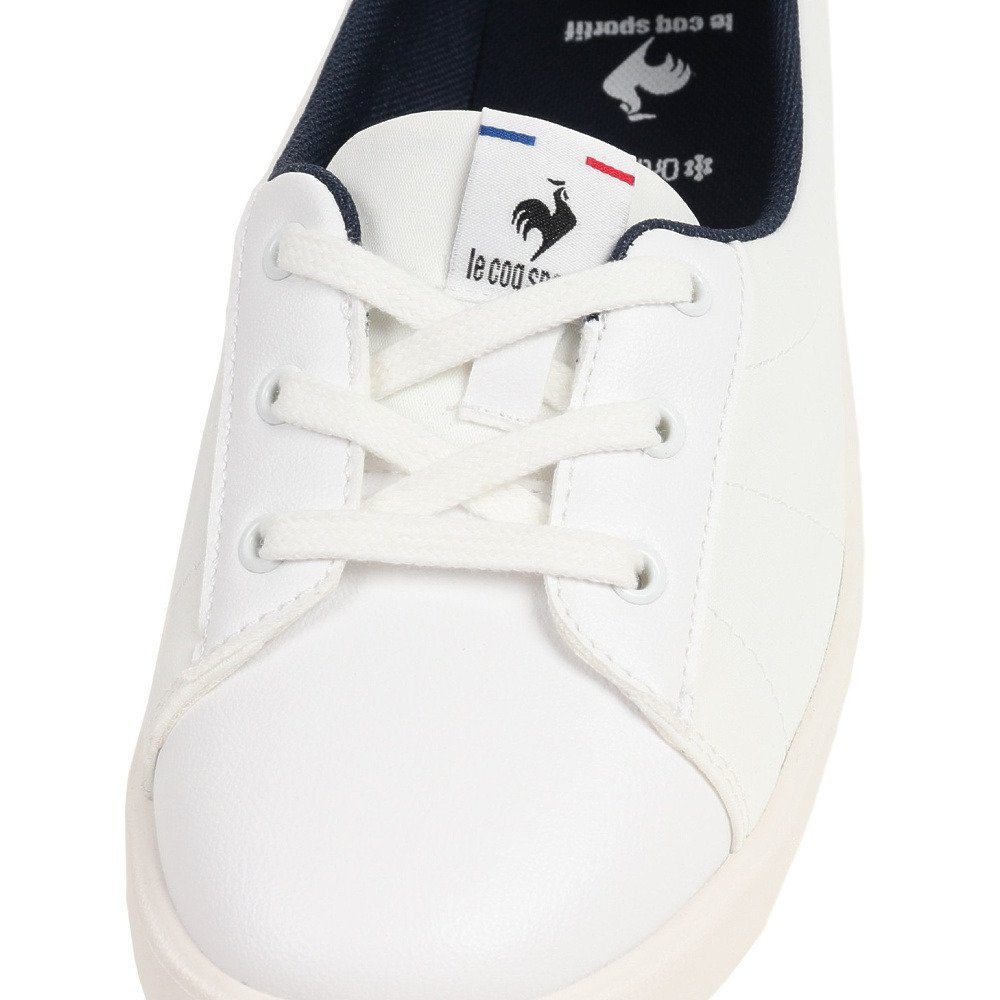 ルコックスポルティフ（lecoqsportif）（レディース）スニーカー LCS フルシュ ショート ホワイト QL3VJC33WH スポーツ カジュアル シューズ 消臭 軽量