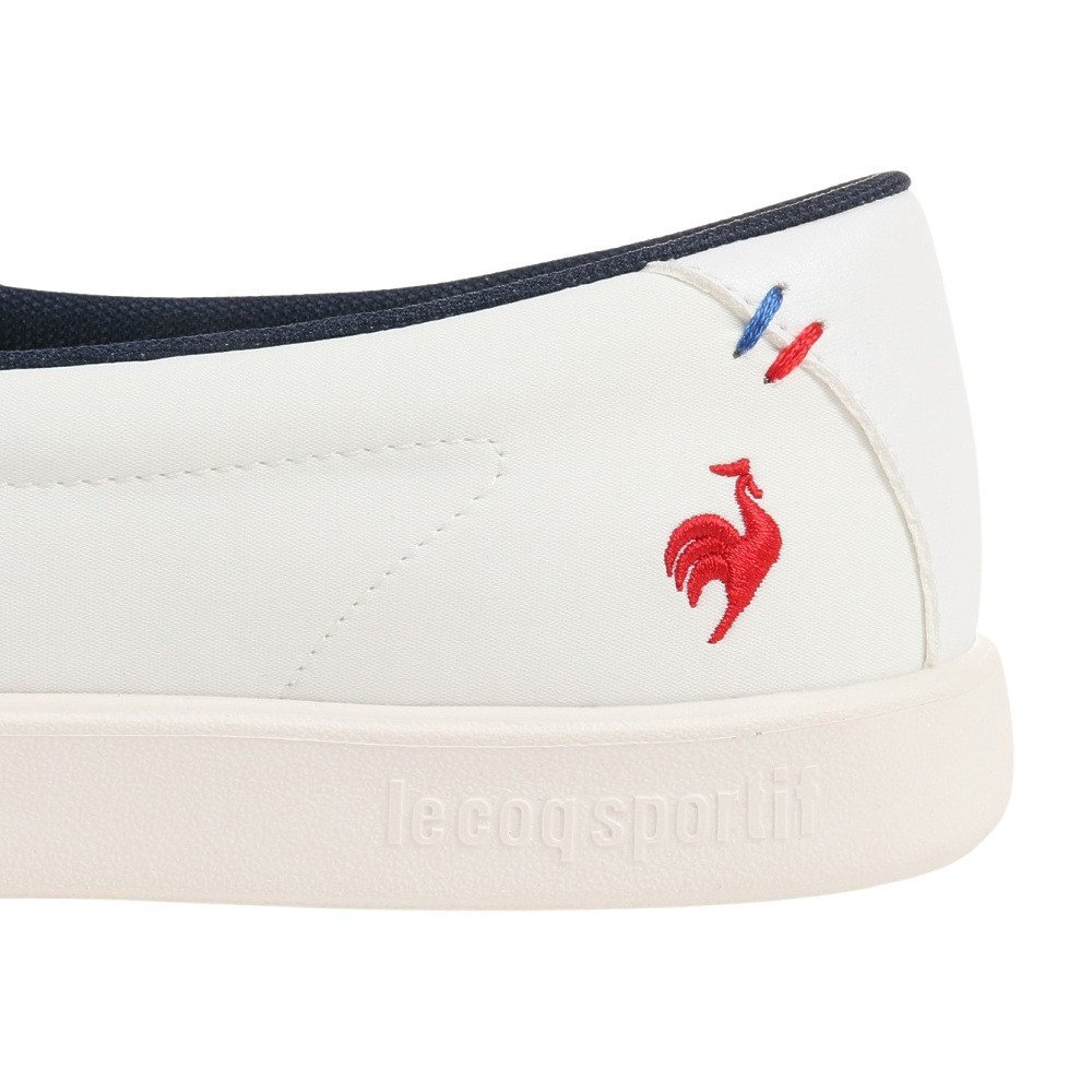 ルコックスポルティフ（lecoqsportif）（レディース）スニーカー LCS フルシュ ショート ホワイト QL3VJC33WH スポーツ カジュアル シューズ 消臭 軽量