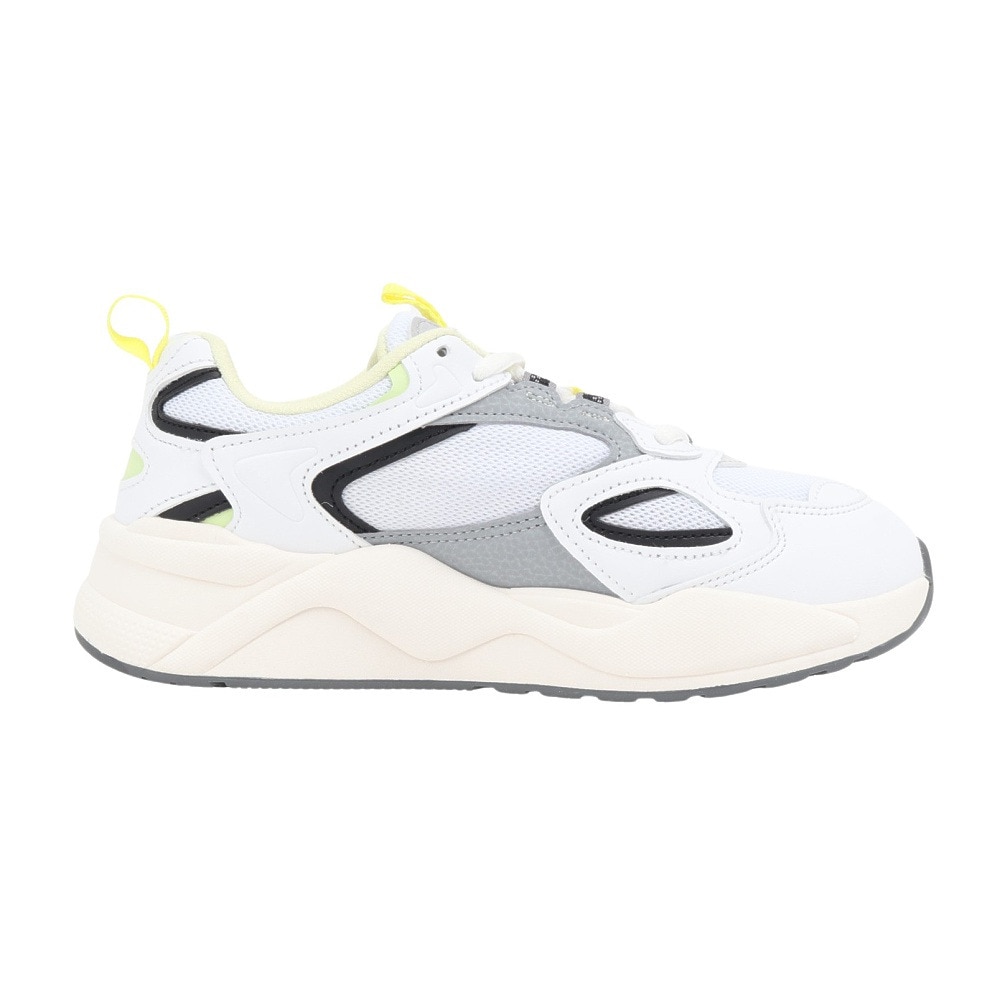 アキクラシック（AKIII CLASSIC）（レディース）スニーカー スポーツシューズ LUCKY RUNNER WHITE/GRAY/BLACK AKC-0105