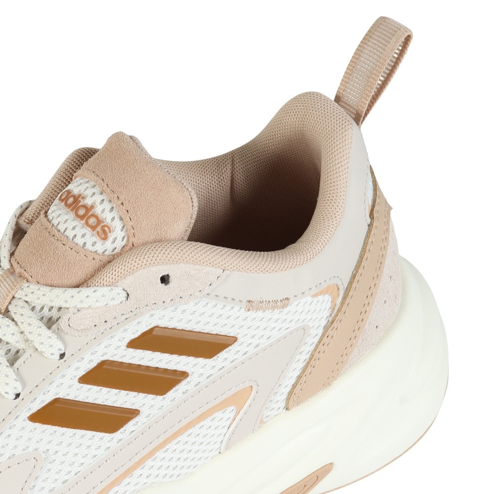 アディダス（adidas）（レディース）スニーカー スポーツシューズ オズウェーブ 2.0 ベージュ NMO33-JI1587 スポーツ カジュアル シューズ カジュアル 厚底