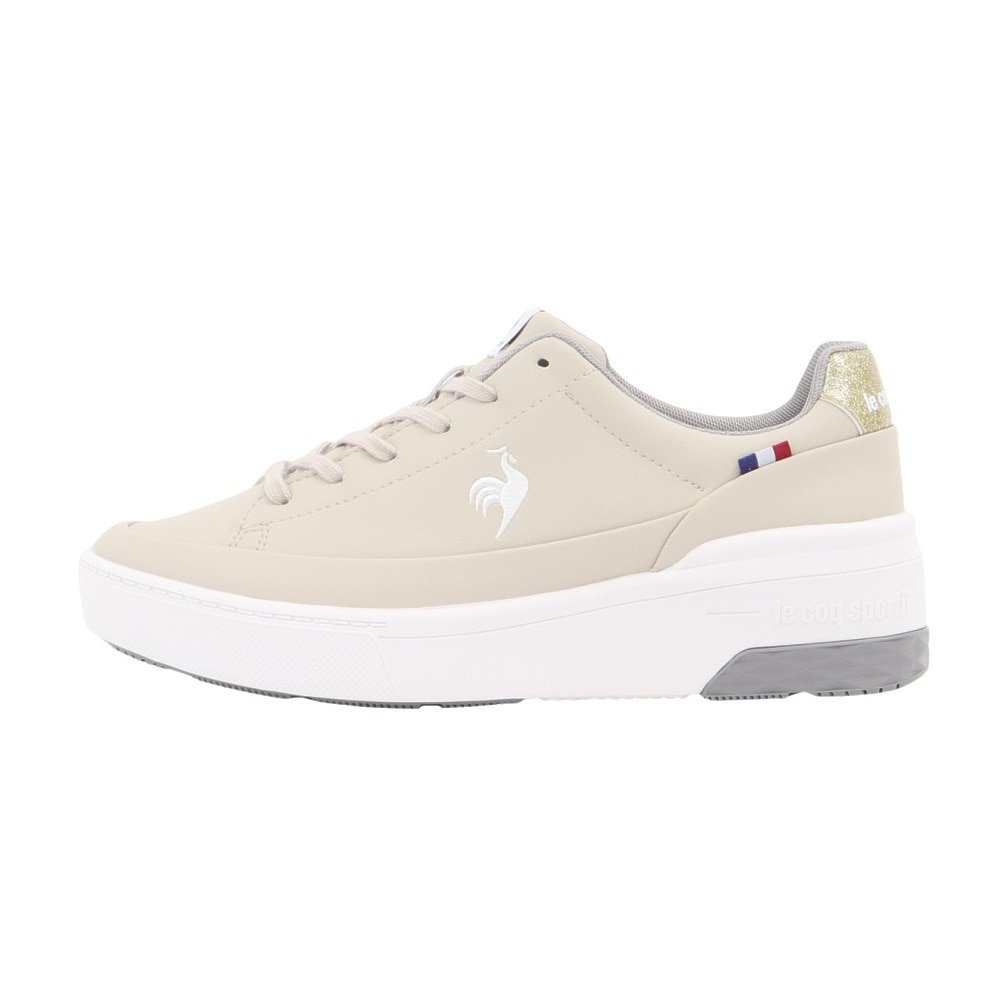 ルコックスポルティフ（lecoqsportif）（レディース）スニーカー スポーツシューズ LCS セーヴル リフト II ベージュ LU5FRS75LZ BGWH シューズ