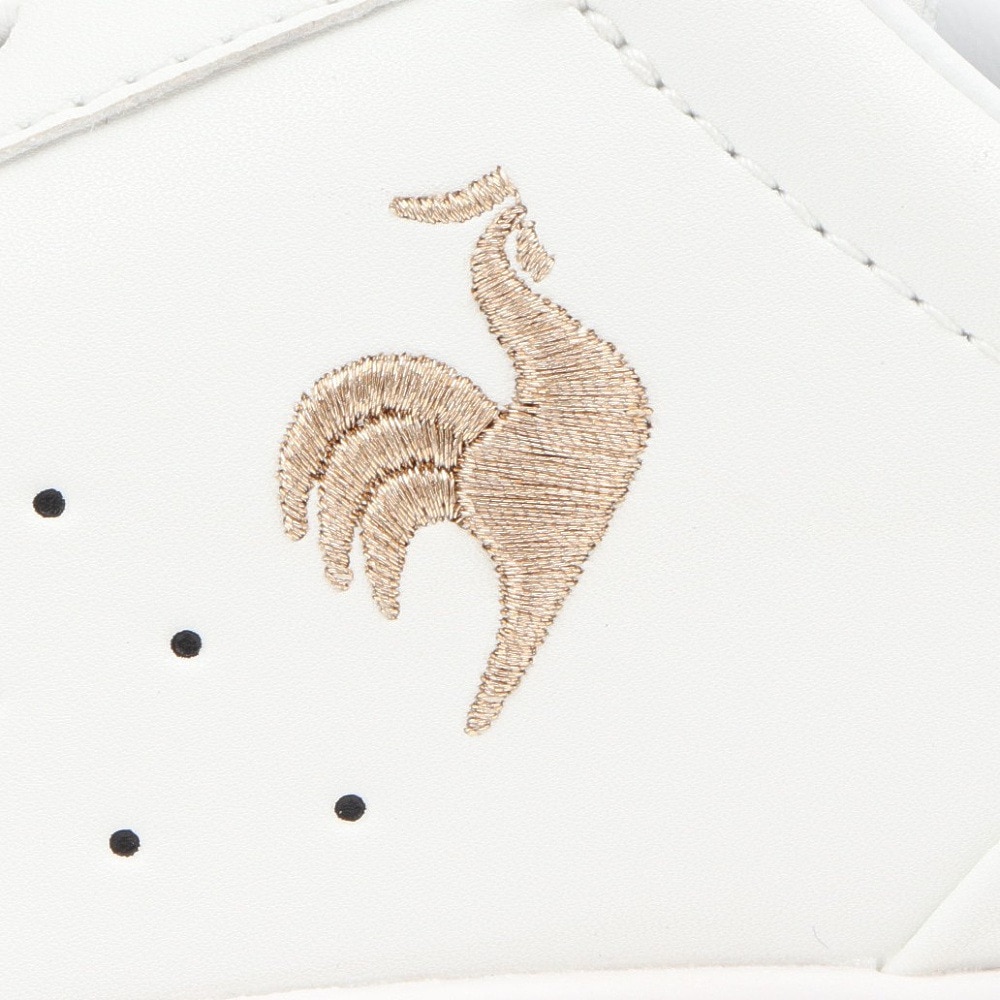 ルコックスポルティフ（lecoqsportif）（レディース）スニーカー スポーツシューズ LLCS セーヴル PF II ホワイト ゴールド LU5FRS76LZ WHGD シューズ