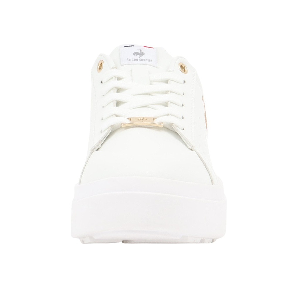 ルコックスポルティフ（lecoqsportif）（レディース）スニーカー スポーツシューズ LLCS セーヴル PF II ホワイト ゴールド LU5FRS76LZ WHGD シューズ
