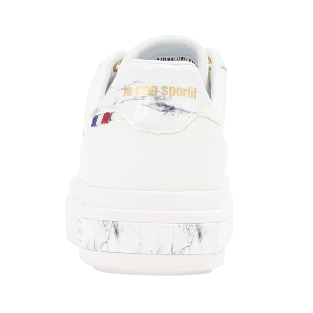 ルコックスポルティフ（lecoqsportif）（レディース）スニーカー スポーツシューズ LLCS セーヴル PF II ホワイト ゴールド LU5FRS76LZ WHGD シューズ