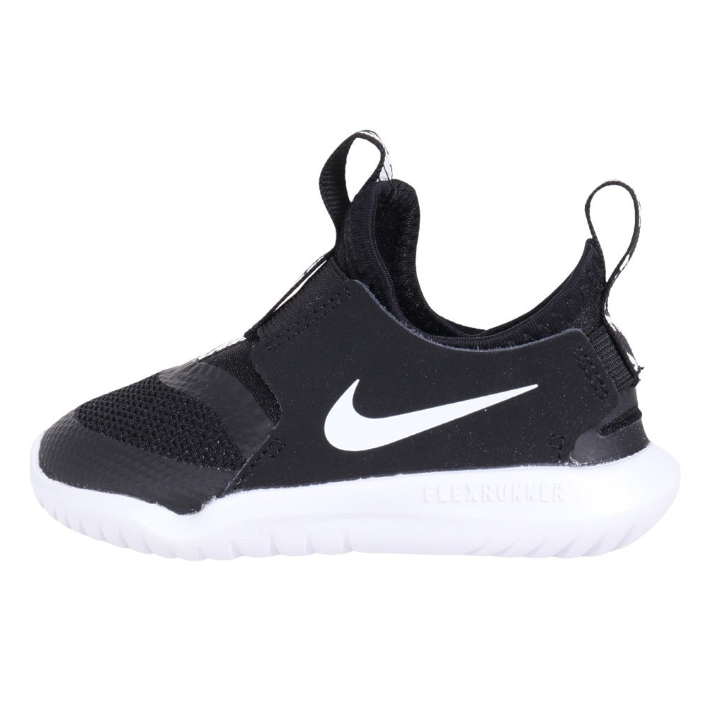 ナイキ（NIKE）（キッズ）フレックス ランナー TD ブラック ホワイト 