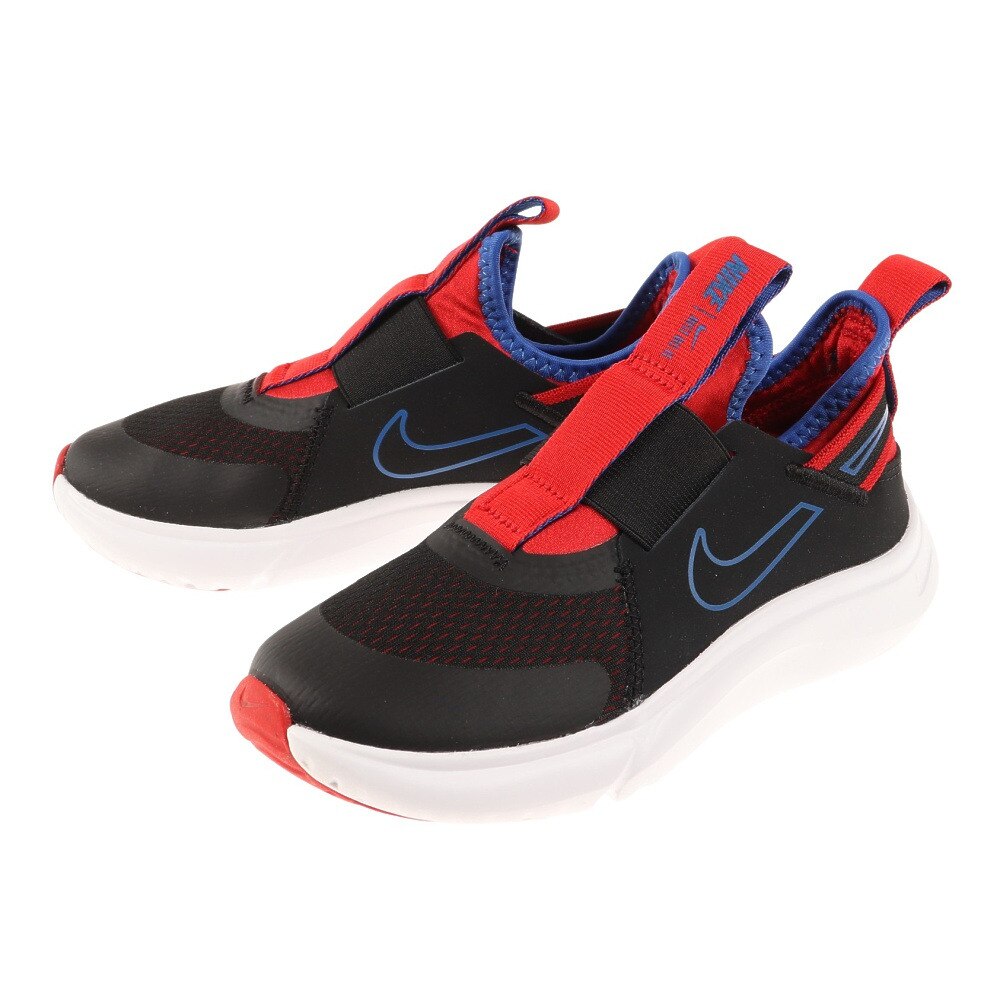 ナイキ ナイキ Nike キッズ フレックス プラス Ps ブラック レッド Cw7429 001 スニーカー スポーツシューズ 運動靴 カジュアル 子供 スリッポン 紐なし スポーツ用品はスーパースポーツゼビオ