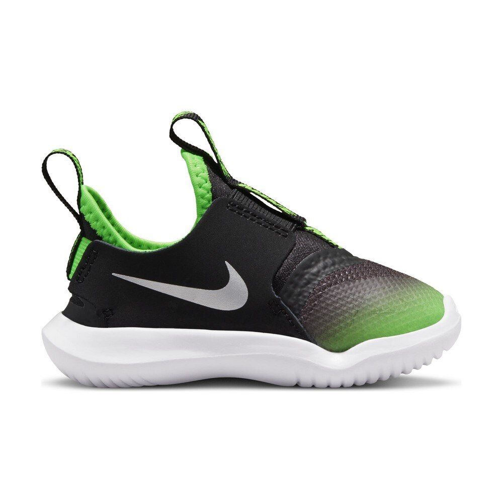 ナイキ|ナイキ(NIKE)(キッズ)フレックス ランナー TD ブラック グリーン AT4665-020 ジュニア ベビー キッズ スニーカー 紐なし 子供靴 通園 - スポーツ用品はスーパースポーツゼビオ