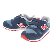 ニューバランス（new balance）（キッズ）スニーカー ネイビー レッド IZ373JA2 W ジュニア スポーツシューズ 子供靴 運動