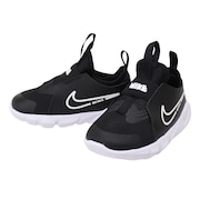 ナイキ（NIKE）（キッズ）フレックス ランナー 2 TDV ブラック ホワイト 黒 白 DJ6039-002 スニーカー ジュニア ベビー 紐なし 子供靴 スポーツシューズ