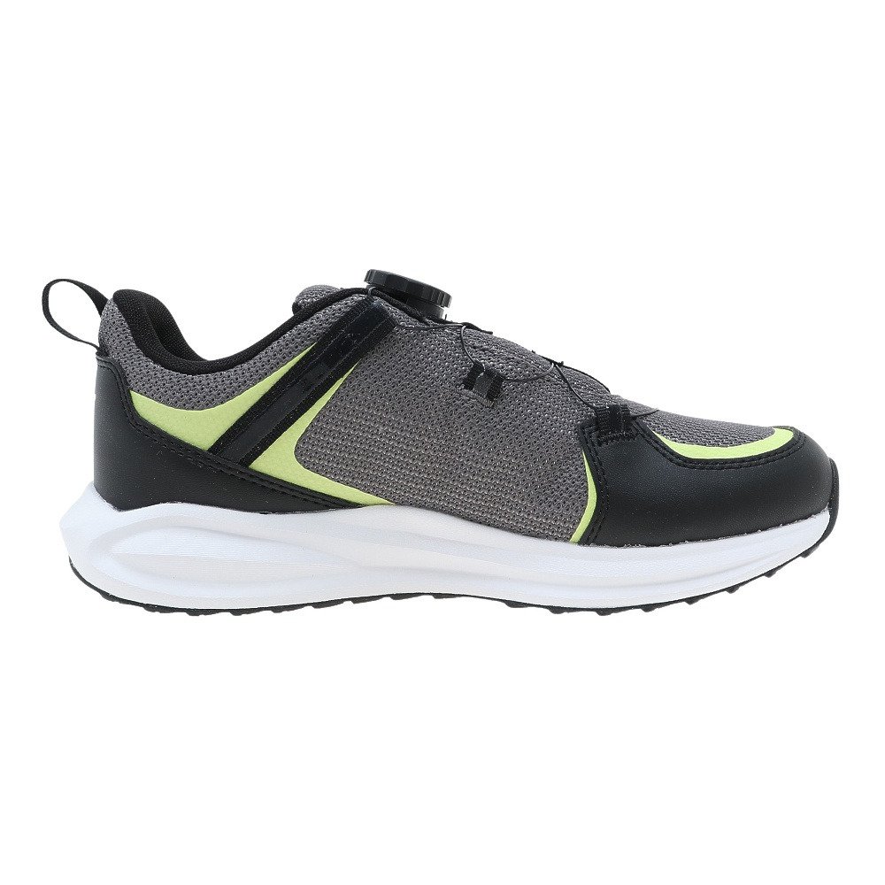プーマ プーマ Puma キッズ ダイヤル式 トゥウィッチ ランナー ディスク ブラック グレー 黒 ジュニア スニーカー スポーツシューズ 子供靴 運動 スポーツ用品はスーパースポーツゼビオ