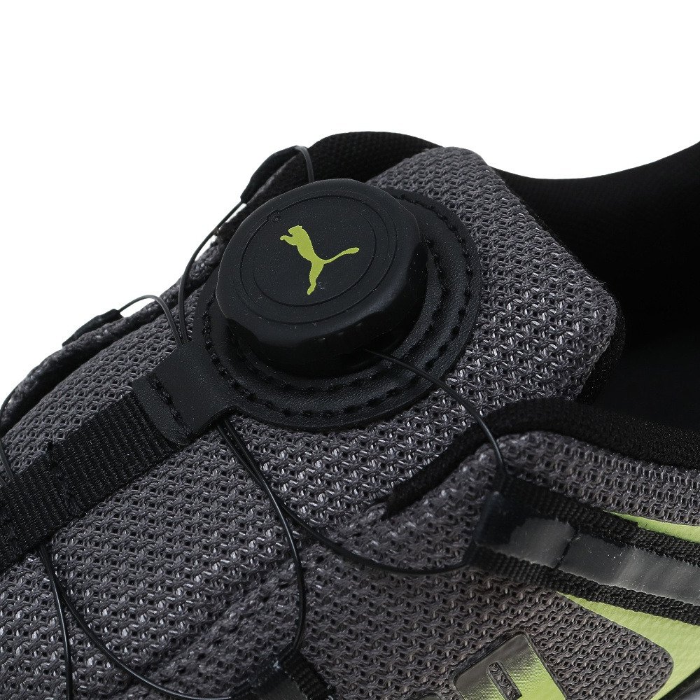 プーマ プーマ Puma キッズ ダイヤル式 トゥウィッチ ランナー ディスク ブラック グレー 黒 ジュニア スニーカー スポーツシューズ 子供靴 運動 スポーツ用品はスーパースポーツゼビオ