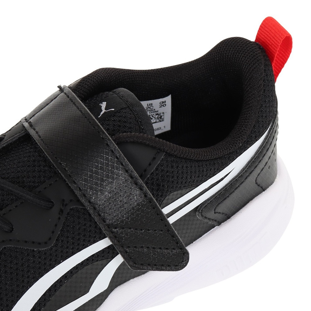 プーマ（PUMA）（キッズ）ジュニア シューズ オールディアクティブAC+PS ブラック 38738701 スニーカー スポーツシューズ 軽量 面ファスナー 運動会 登校